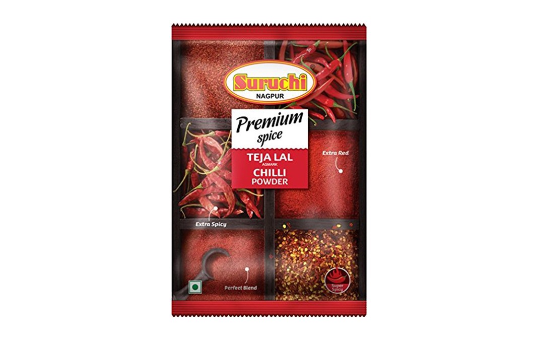Suruchi Teja Lal Chilli Powder  Pack  500 grams